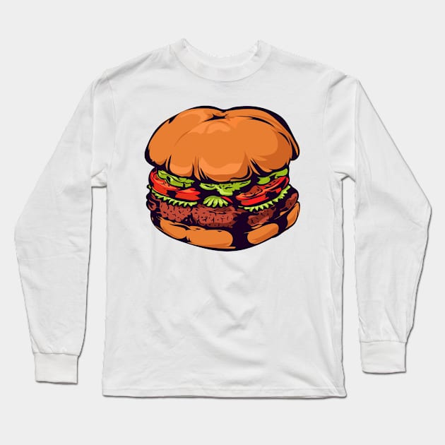 Hamburger Long Sleeve T-Shirt by monika27